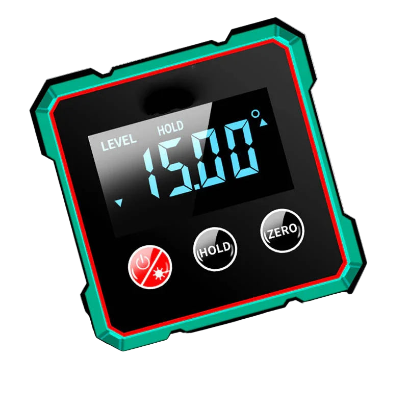 Magnetic Digital Angle Finder 2-in-1