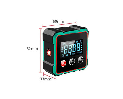Magnetic Digital Angle Finder 2-in-1